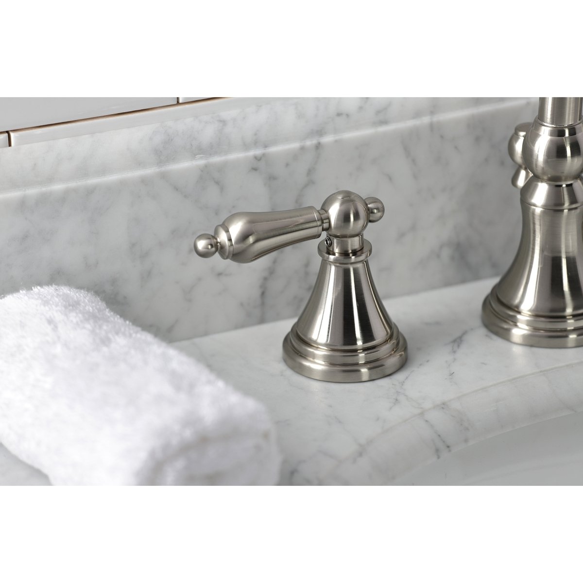 Governor 8" Widespread Bathroom Faucet In 6.5" Spout Reach - BUILDMYPLACE