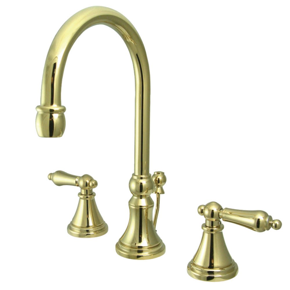 Governor 8" Widespread Bathroom Faucet In 6.5" Spout Reach - BUILDMYPLACE