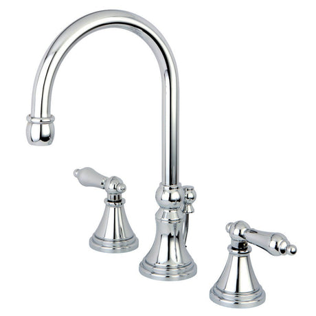 Governor 8" Widespread Bathroom Faucet In 6.5" Spout Reach - BUILDMYPLACE