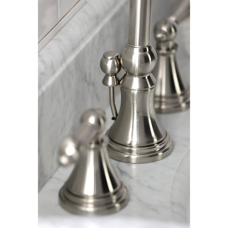 Governor 8" Widespread Bathroom Faucet In 6.5" Spout Reach - BUILDMYPLACE