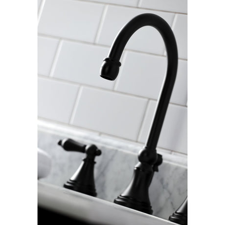 Governor 8" Widespread Bathroom Faucet In 6.5" Spout Reach - BUILDMYPLACE