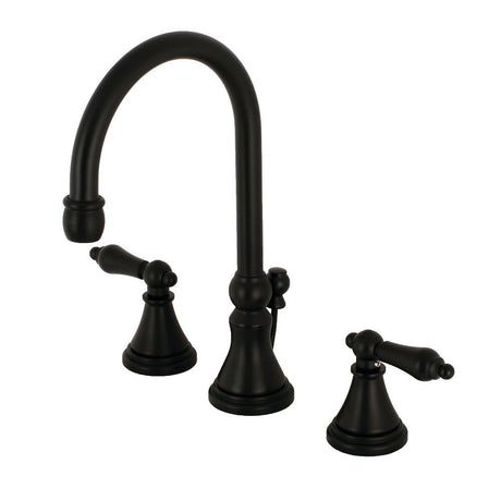 Governor 8" Widespread Bathroom Faucet In 6.5" Spout Reach - BUILDMYPLACE