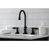 Governor 8" Widespread Bathroom Faucet In 6.5" Spout Reach - BUILDMYPLACE