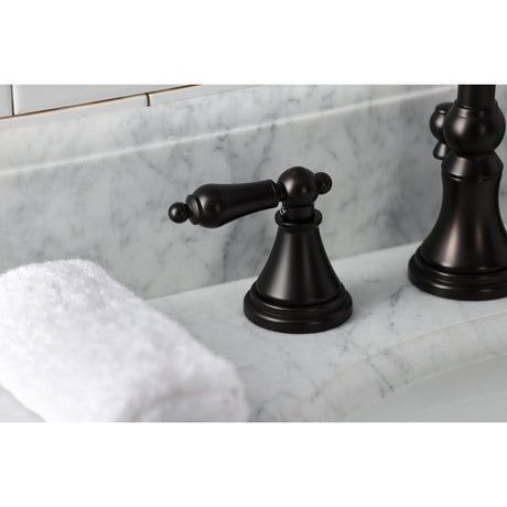 Governor 8" Widespread Bathroom Faucet In 6.5" Spout Reach - BUILDMYPLACE