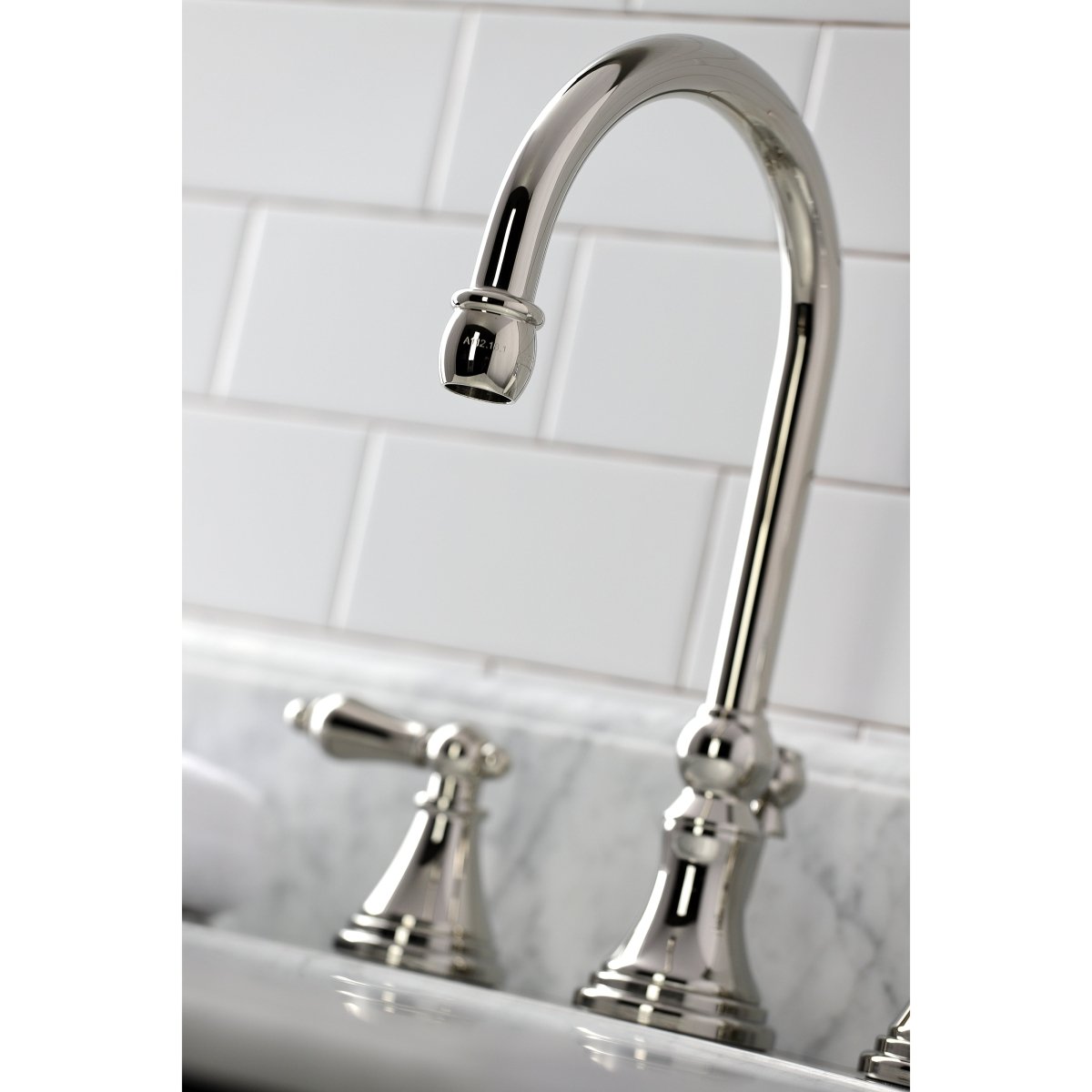 Governor 8" Widespread Bathroom Faucet In 6.5" Spout Reach - BUILDMYPLACE