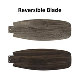 GREENWOOD 48" 3 - Blade Flush Mount Ceiling Fan with LED Light & Pull Chain - LEDMyPlace