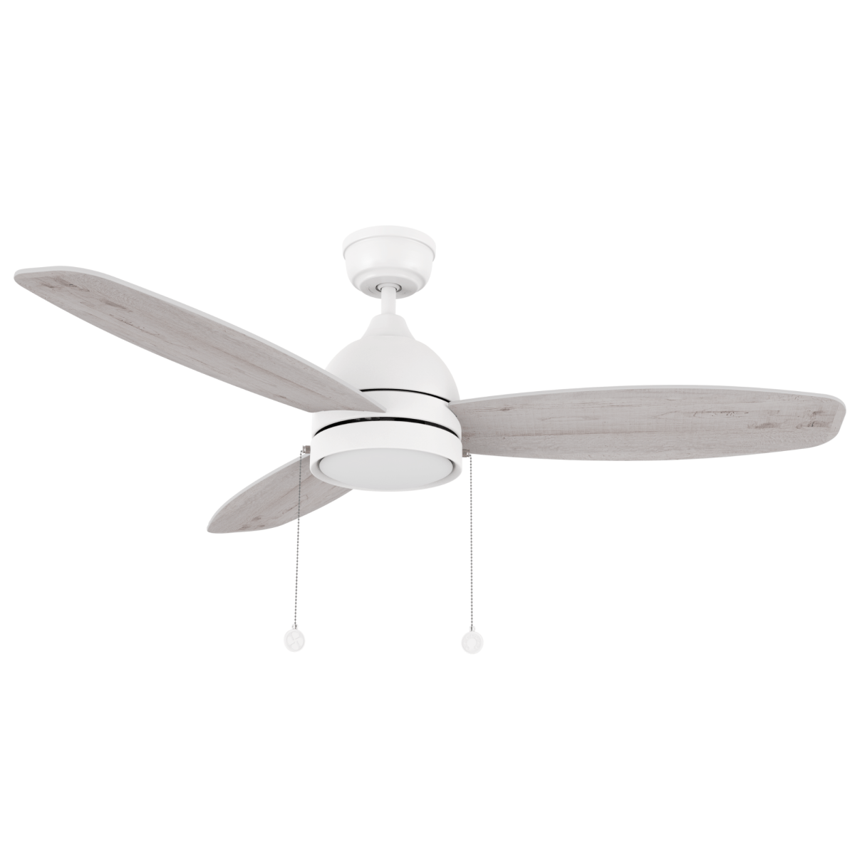 GREENWOOD 48" inch 3 - Blade Ceiling Fan with LED Light & Pull Chain - LEDMyPlace