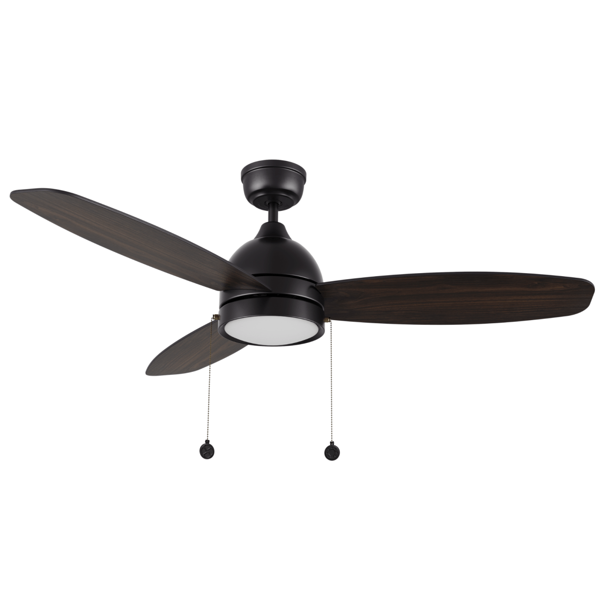 GREENWOOD 48" inch 3 - Blade Ceiling Fan with LED Light & Pull Chain - LEDMyPlace