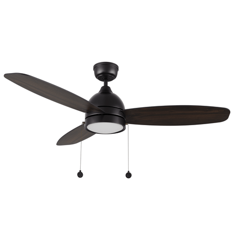 GREENWOOD 48" inch 3 - Blade Ceiling Fan with LED Light & Pull Chain - LEDMyPlace