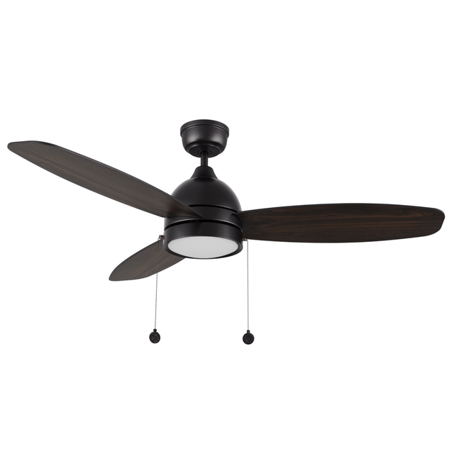 GREENWOOD 48" inch 3 - Blade Ceiling Fan with LED Light & Pull Chain - LEDMyPlace
