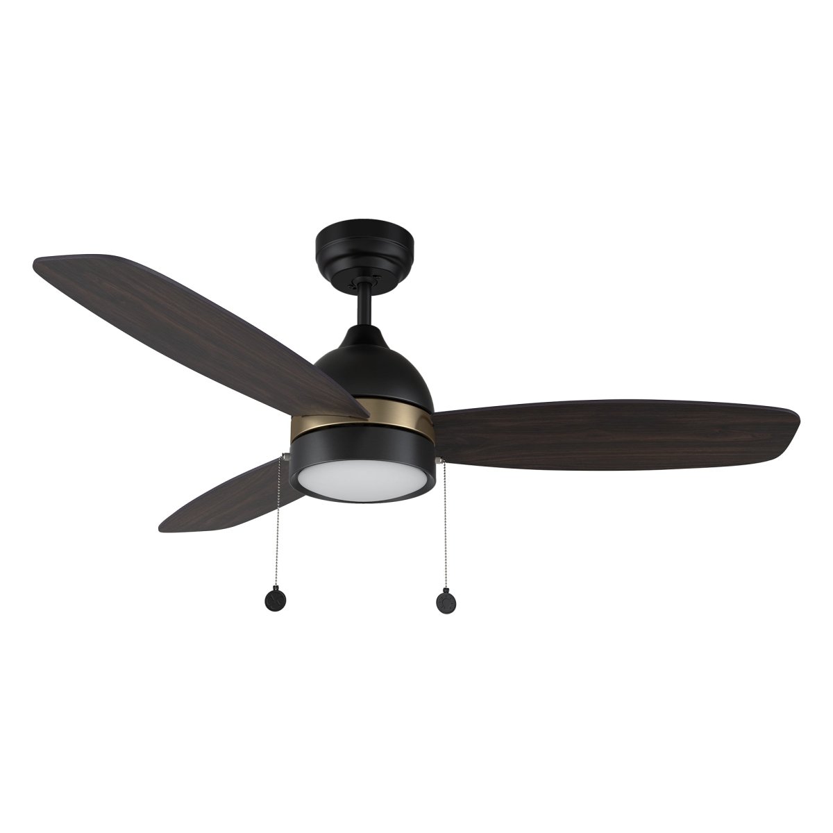 GREENWOOD 48" inch 3 - Blade Ceiling Fan with LED Light & Pull Chain - LEDMyPlace