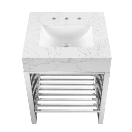 Gridiron 24" Bathroom Vanity - BUILDMYPLACE