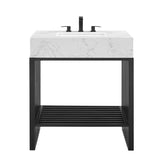 Gridiron 30" Bathroom Vanity - BUILDMYPLACE