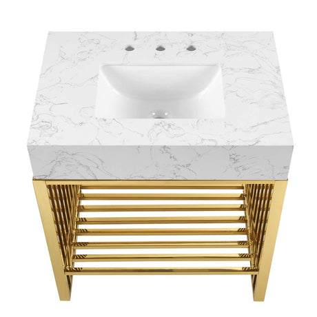 Gridiron 30" Bathroom Vanity - BUILDMYPLACE