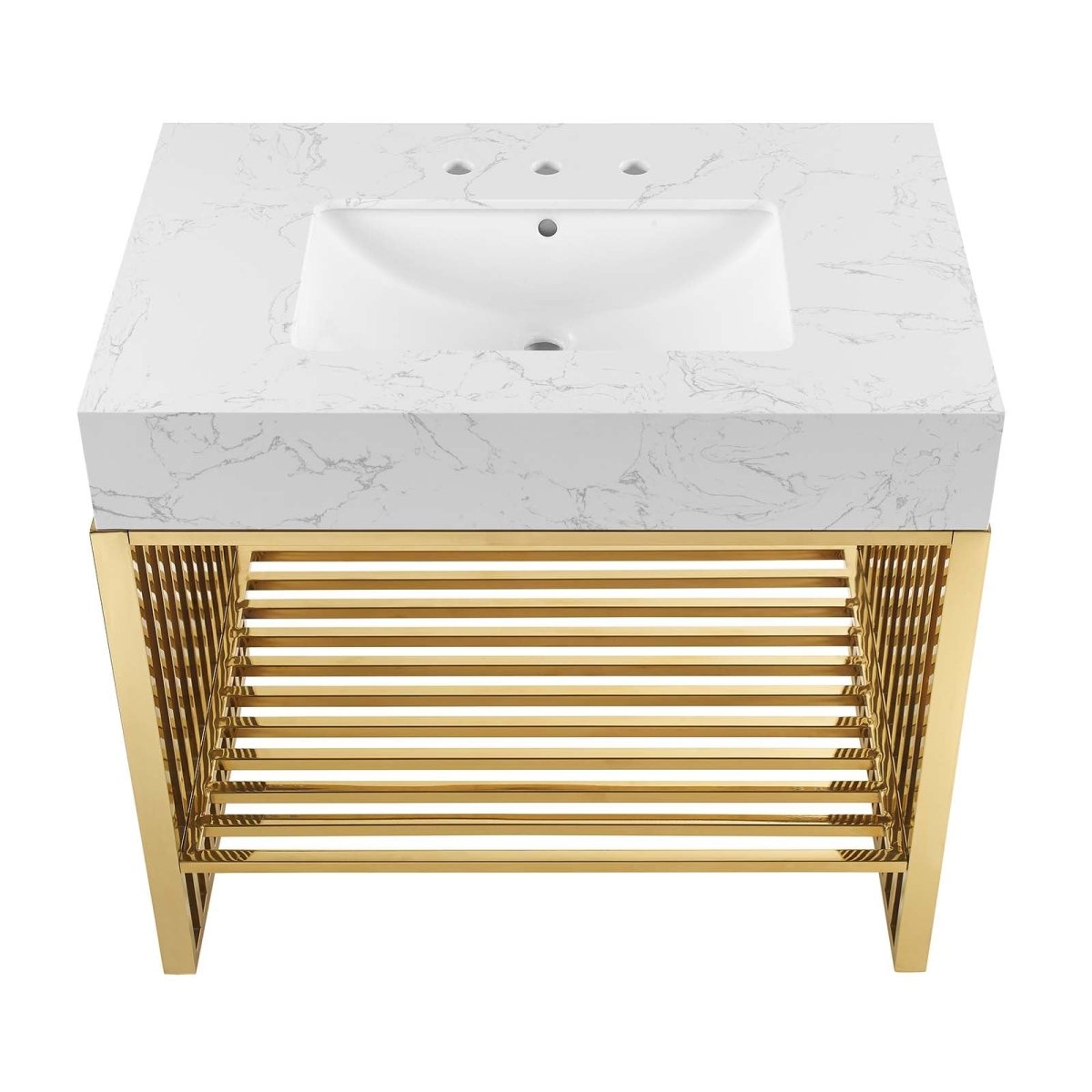 Gridiron 36" Bathroom Vanity - BUILDMYPLACE