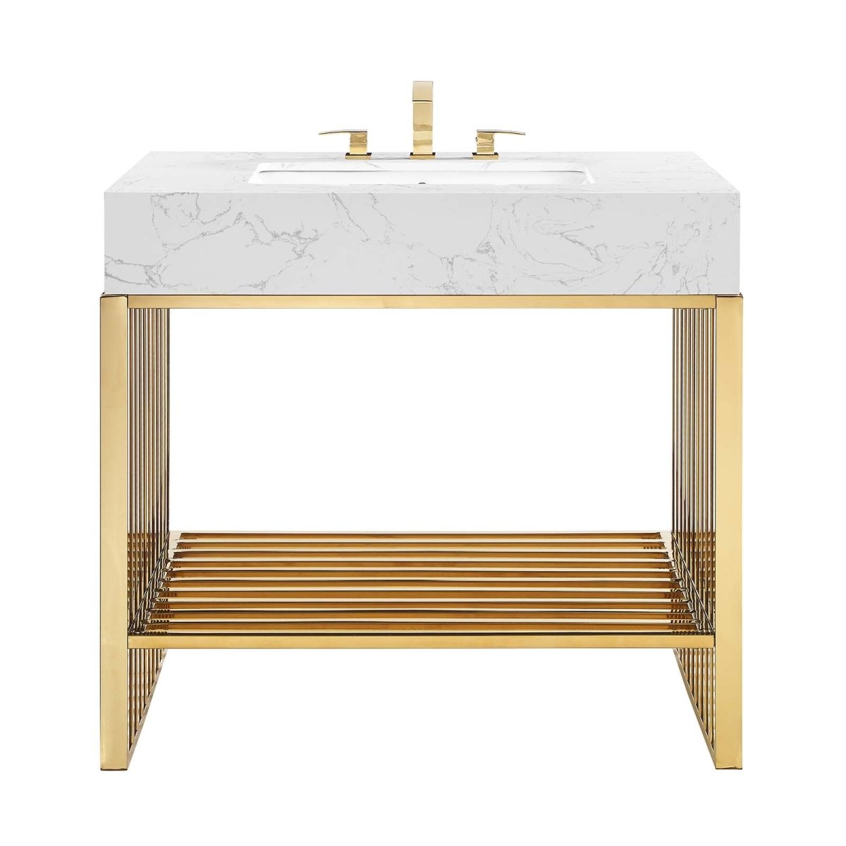 Gridiron 36" Bathroom Vanity - BUILDMYPLACE