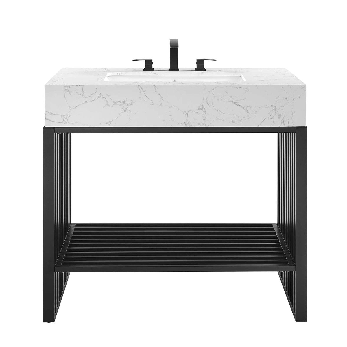 Gridiron 36" Bathroom Vanity - BUILDMYPLACE