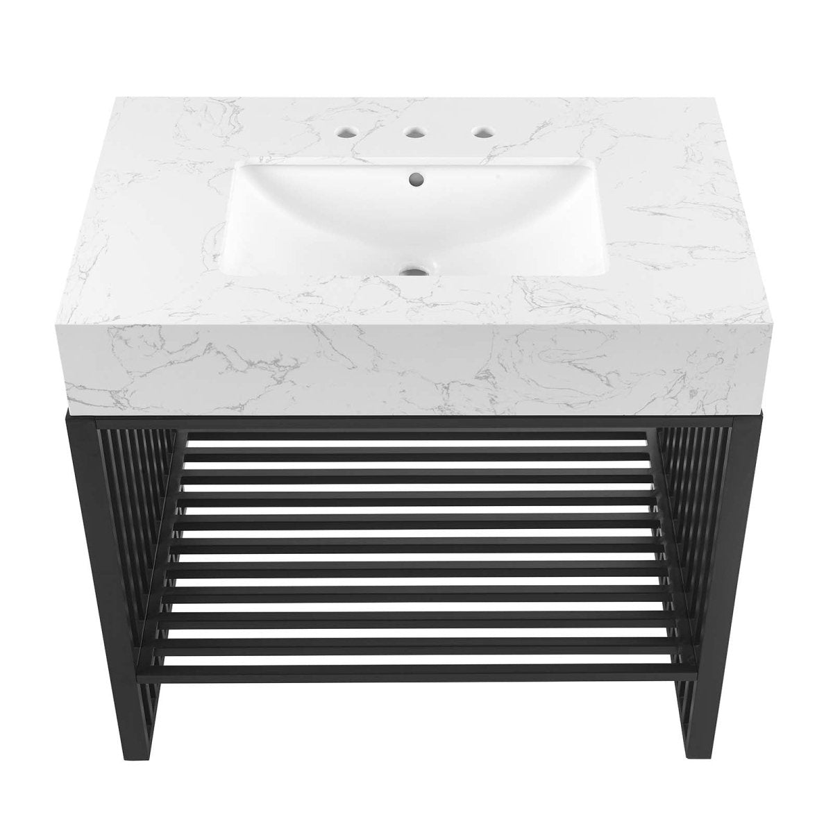 Gridiron 36" Bathroom Vanity - BUILDMYPLACE