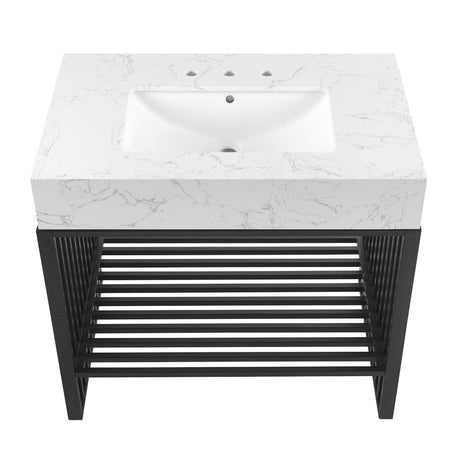 Gridiron 36" Bathroom Vanity - BUILDMYPLACE