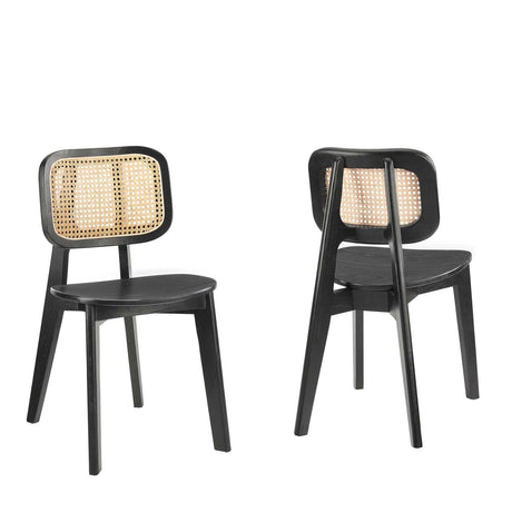 Habitat Wood Dining Side Chair Set of 2 - BUILDMYPLACE