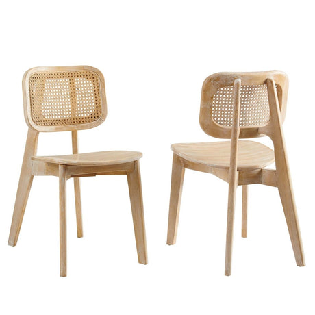 Habitat Wood Dining Side Chair Set of 2 - BUILDMYPLACE