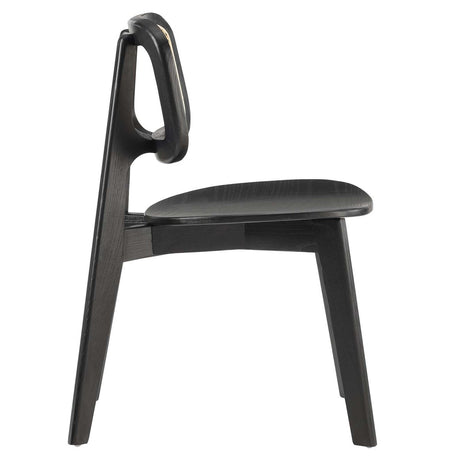 Habitat Wood Dining Side Chair Set of 2 - BUILDMYPLACE