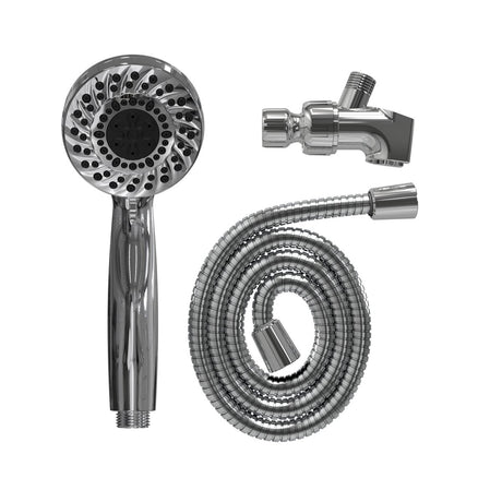 Handheld Shower 6 - Setting, Soft Self - Cleaning Nozzles With different Flow rate - BUILDMYPLACE