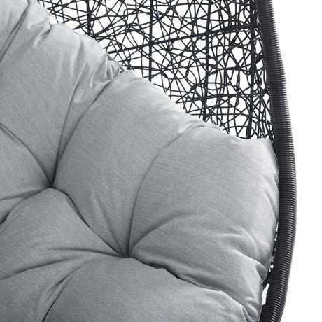 Hanging Basket Swing Chair For Indoor and Outdoor Decor - Encase Swing Outdoor Patio Lounge Chair - BUILDMYPLACE