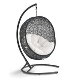 Hanging Basket Swing Chair For Indoor and Outdoor Decor - Encase Swing Outdoor Patio Lounge Chair - BUILDMYPLACE