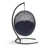 Hanging Basket Swing Chair For Indoor and Outdoor Decor - Encase Swing Outdoor Patio Lounge Chair - BUILDMYPLACE