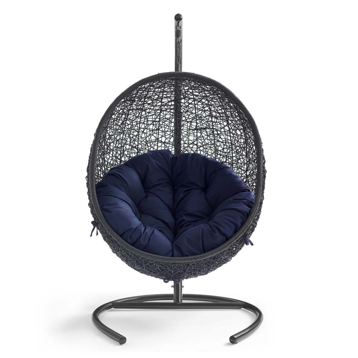 Hanging Basket Swing Chair For Indoor and Outdoor Decor - Encase Swing Outdoor Patio Lounge Chair - BUILDMYPLACE