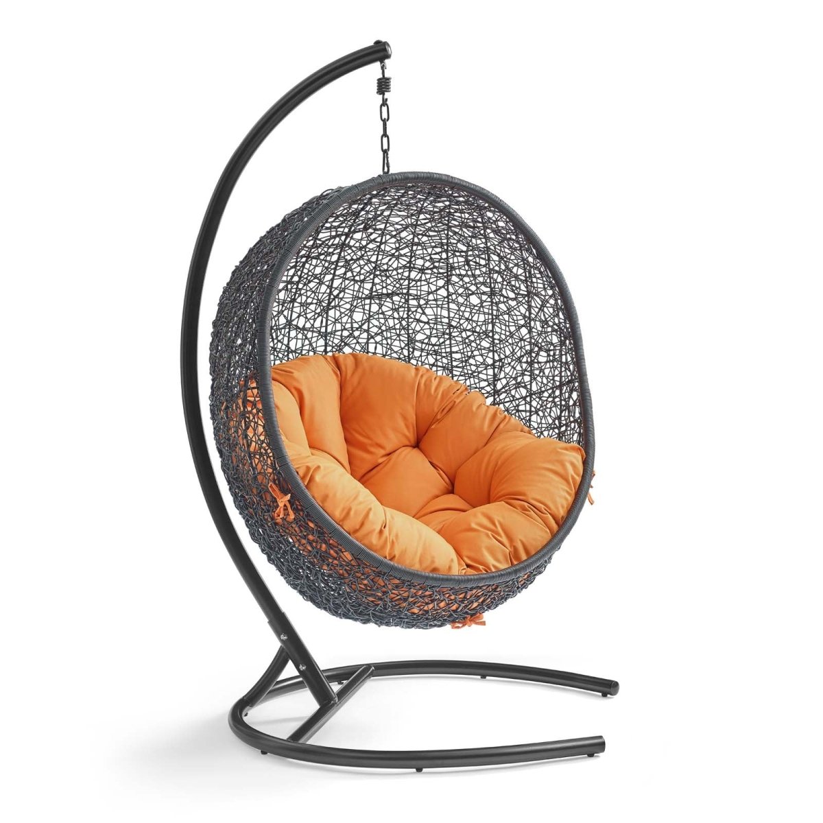 Hanging Basket Swing Chair For Indoor/Outdoor Decor - Encase Swing Outdoor Patio Lounge Chair - BUILDMYPLACE
