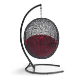 Hanging Basket Swing Chair For Indoor/Outdoor Decor - Encase Swing Outdoor Patio Lounge Chair - BUILDMYPLACE