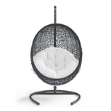 Hanging Basket Swing Chair For Indoor/Outdoor Decor - Encase Swing Outdoor Patio Lounge Chair - BUILDMYPLACE