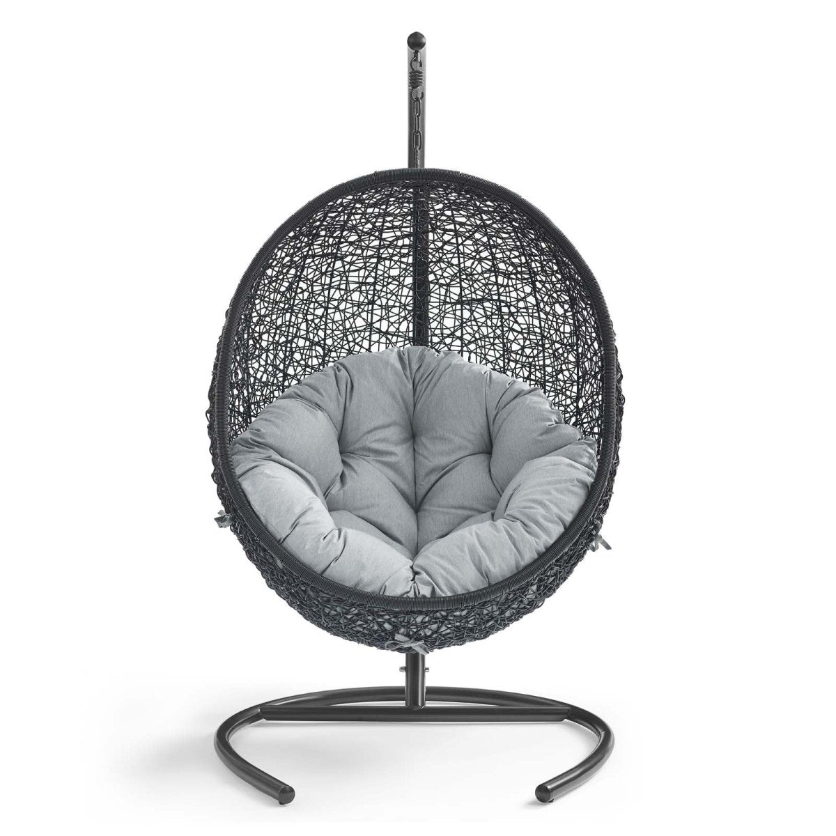 Hanging Basket Swing Chair For Indoor/Outdoor Decor - Encase Swing Outdoor Patio Lounge Chair - BUILDMYPLACE