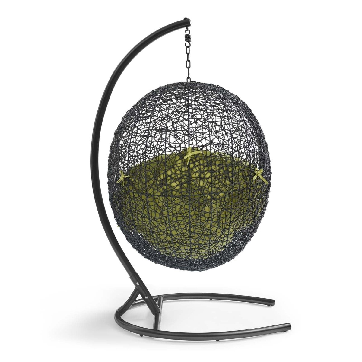 Hanging Basket Swing Chair For Indoor/Outdoor Decor - Encase Swing Outdoor Patio Lounge Chair - BUILDMYPLACE