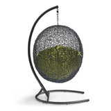 Hanging Basket Swing Chair For Indoor/Outdoor Decor - Encase Swing Outdoor Patio Lounge Chair - BUILDMYPLACE