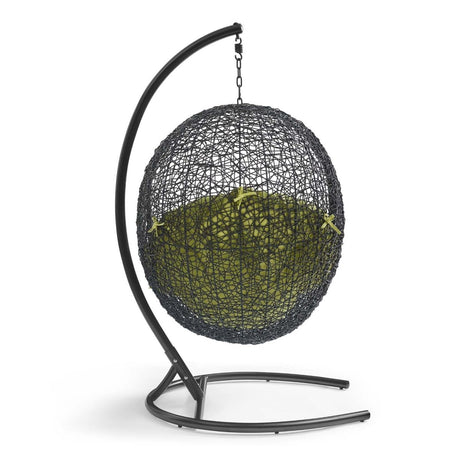 Hanging Basket Swing Chair For Indoor/Outdoor Decor - Encase Swing Outdoor Patio Lounge Chair - BUILDMYPLACE