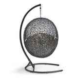 Hanging Basket Swing Chair For Indoor/Outdoor Decor - Encase Swing Outdoor Patio Lounge Chair - BUILDMYPLACE