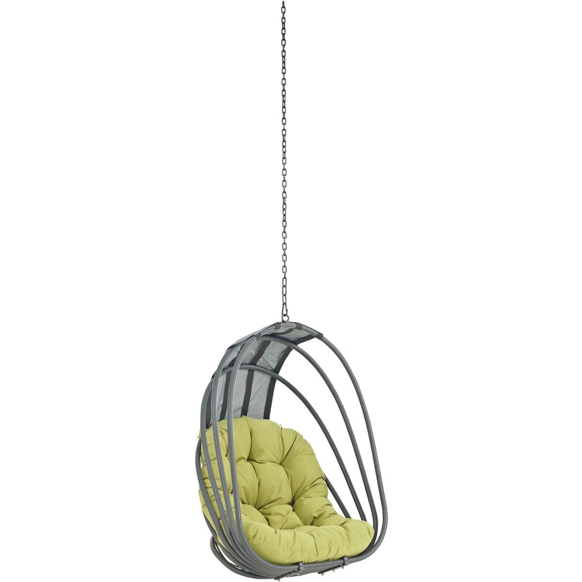 Hanging Outdoor Wicker Chair, Whish Patio Swing Chair - Swing Chair With Chain - BUILDMYPLACE