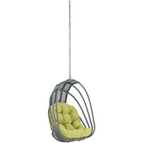 Hanging Outdoor Wicker Chair, Whish Patio Swing Chair - Swing Chair With Chain - BUILDMYPLACE