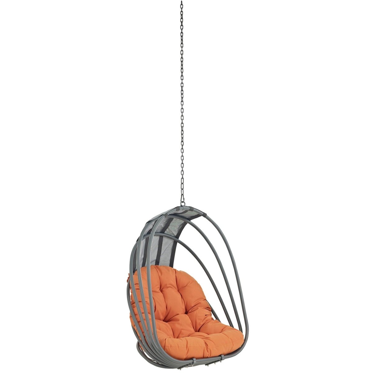 Hanging Outdoor Wicker Chair, Whish Patio Swing Chair - Swing Chair With Chain - BUILDMYPLACE