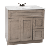 Harbor Grey Freestanding Bathroom Vanity Cabinet Without Top - BUILDMYPLACE