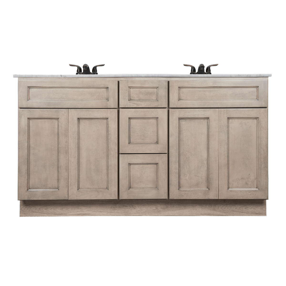 Harbor Grey Freestanding Bathroom Vanity Cabinet Without Top - BUILDMYPLACE