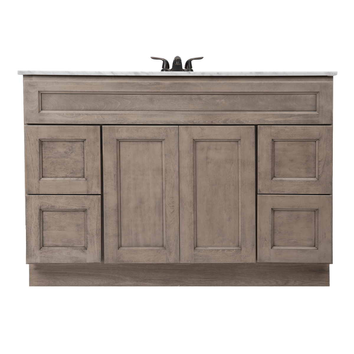 Harbor Grey Freestanding Bathroom Vanity Cabinet Without Top - BUILDMYPLACE