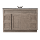 Harbor Grey Freestanding Bathroom Vanity Cabinet Without Top - BUILDMYPLACE