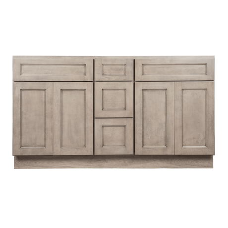 Harbor Grey Freestanding Bathroom Vanity Cabinet Without Top - BUILDMYPLACE