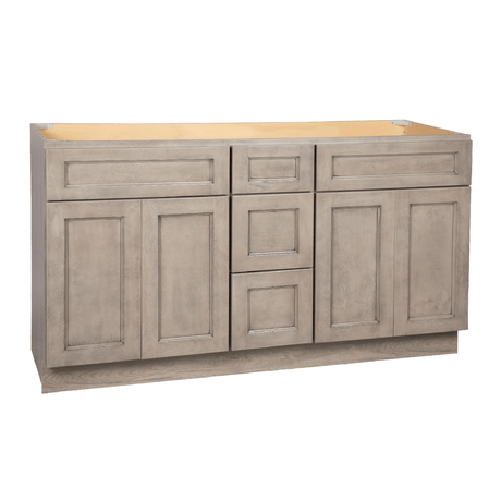 Harbor Grey Freestanding Bathroom Vanity Cabinet Without Top - BUILDMYPLACE