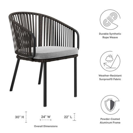 Harbor Outdoor Patio Armchair - BUILDMYPLACE