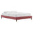 Harlow Queen Performance Velvet Platform Bed Frame - BUILDMYPLACE